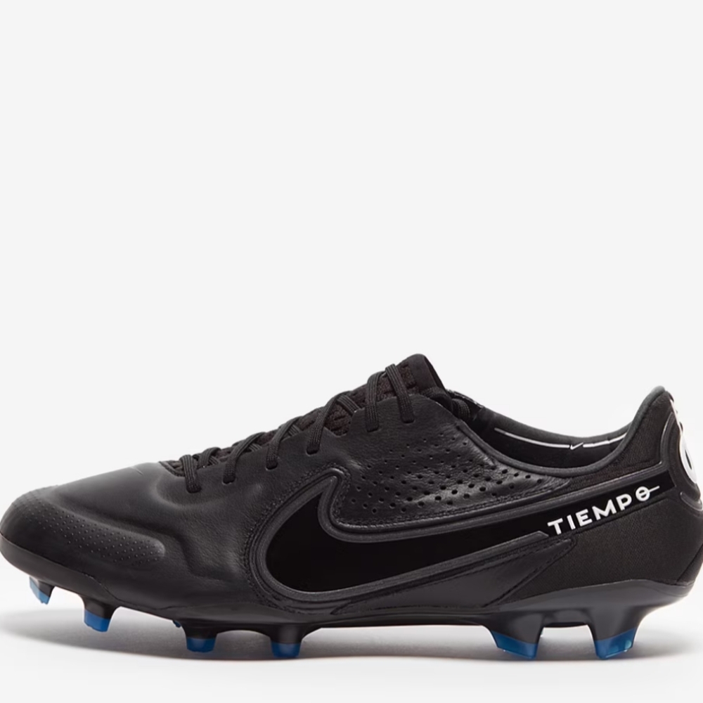 Nike Tiempo Black Soccer Cleats